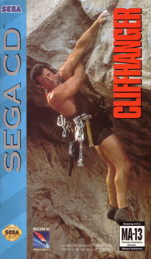 Cliffhanger (USA) Sega CD Game Cover